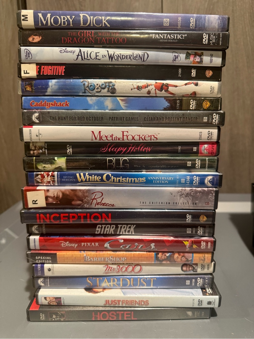 Stack of Movie DVDs - Assorted Titles